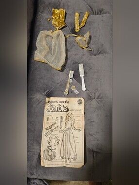 Vintage 1981 Golden Dream Barbie #1874 Ensemble Pieces Outfit Clothes Mattel